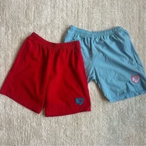 Red and Blue Youth Shorts